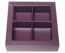 Windowbox 66x66x19mm 4 division fig 